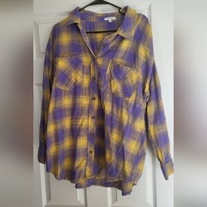 Maurices Plaid flannel shirt